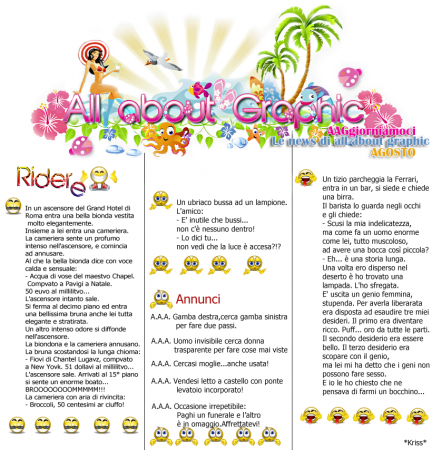 Realizzazione pagina giornale on line1